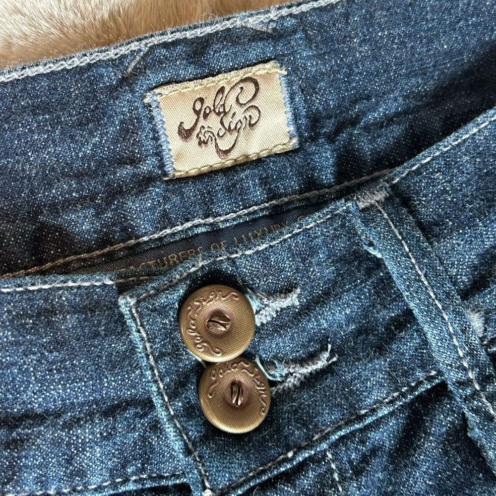 Gold Sign Women’s  Wide-Leg Jeans size 26 - Picture 5 of 6